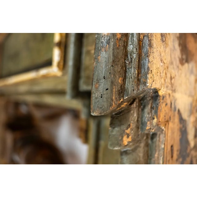 Black Antique Console or Church Partition, Italy, 1700s For Sale - Image 8 of 15