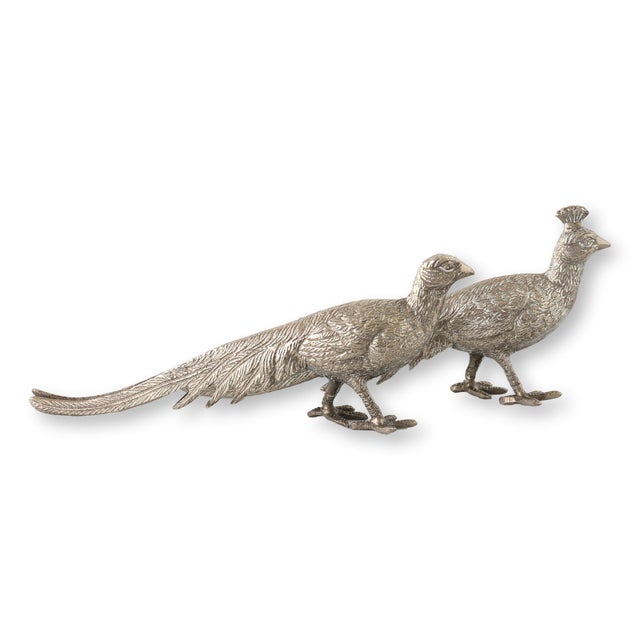 Rustic Vintage French Pheasant Table Ornaments For Sale - Image 3 of 4