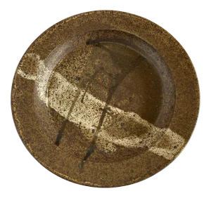 Vintage Don Reitz Abstract Stoneware Plate