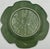 Mid-Century Modern Vintage Bordallo Pinheiro Majolica Green Cabbage 12” Ceramic Plate Serving Platter For Sale - Image 3 of 3