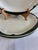 Vintage McNicol China Green Rim Restaurant Ware Plates, Set of 3 For Sale - Image 12 of 13