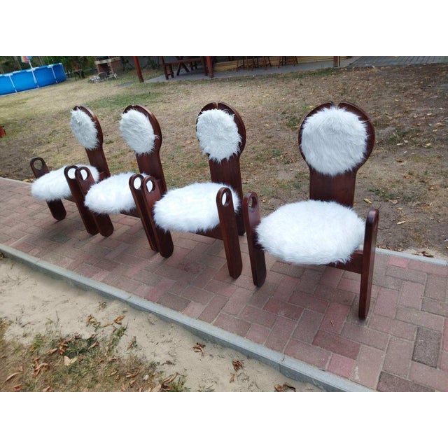 Vintage Dining Chairs by Szedleczky, 1970s, Set of 4 For Sale - Image 13 of 17