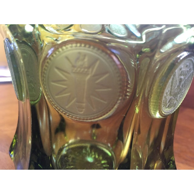 1950s Fostoria Coin Glass Candy Dish For Sale In Naples, FL - Image 6 of 7