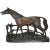 Metal Cast Metal Horse With Rambling Fence For Sale - Image 7 of 7