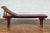 Chinese Mid 19th Century Chinese Qing Dynasty Elm & Bamboo Lounge Chair with Cloud Carved Spandrels For Sale - Image 3 of 12
