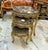 French French Style Nesting Tables – Set of 3 Marble With Gold Leaf Details For Sale - Image 3 of 4