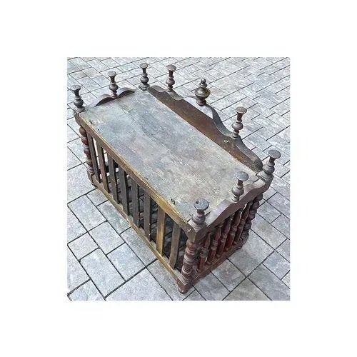 19th Century 19th Century Antique French Wood Panetiere For Sale - Image 5 of 10