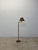 1960s Mid-Century Brass and Rattan Wrapped Floor Lamp With Wicker Shade, 1960s For Sale - Image 5 of 12