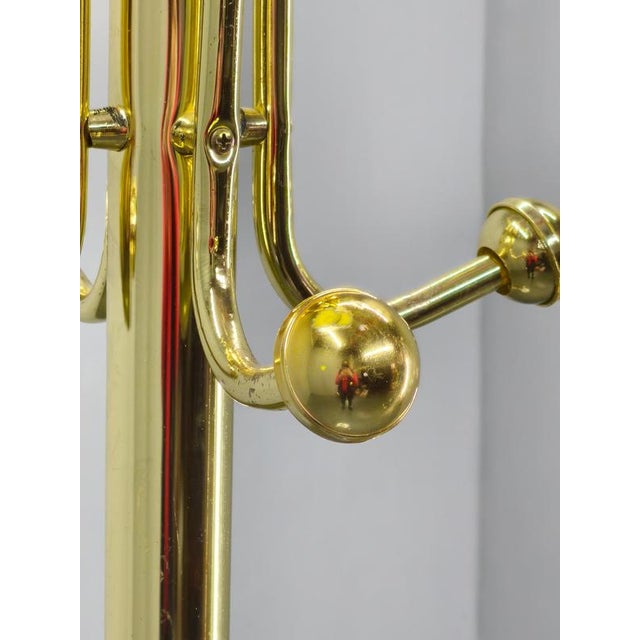 Italian Brass-Plated Coat Rack with Marble Base, 1970s For Sale - Image 9 of 14