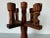 For your consideration we are presenting for sale this fantastic Vintage hand carved wood five arm candelabra candlestick...