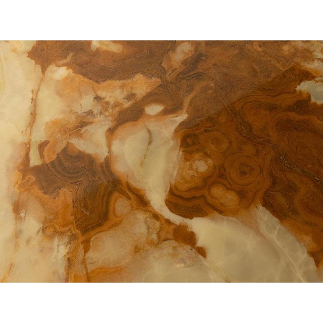 Vintage Onyx Marble Desk, Germany For Sale - Image 8 of 9