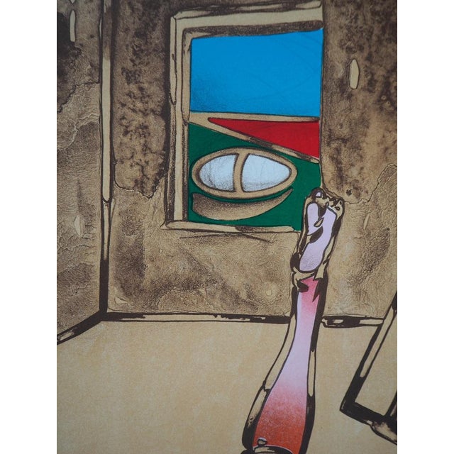 Antonio Recalcati, Surrealist Amen, Original Lithograph For Sale - Image 7 of 8
