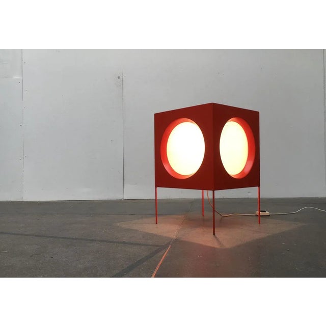 Swiss Space Age T-267 Cube Floor Lamp by Carl Moor for BAG Turgi, 1960s For Sale - Image 15 of 18