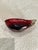 Flavio Poli Designed Seguso Made Murano Ruby & Gold Leaf Bowl For Sale In Dallas - Image 6 of 6