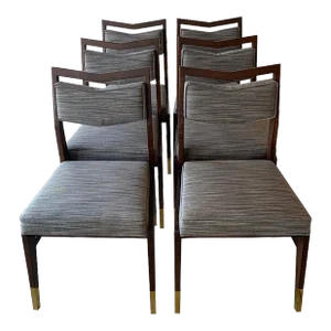 Modern Custom Made Dining Chairs - Set of 6