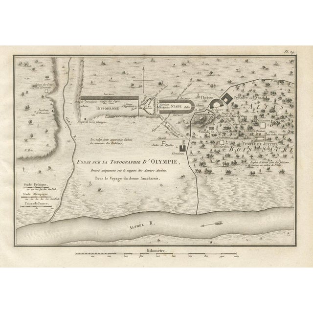 Ancient Olympia and Olympic Games Site Plan from Ambroise Tardieu, 1825 For Sale - Image 13 of 13