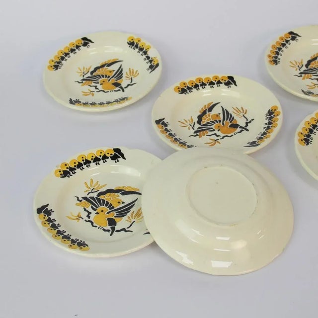 Art Deco Appetizer Plates, Set of 6 For Sale - Image 3 of 5