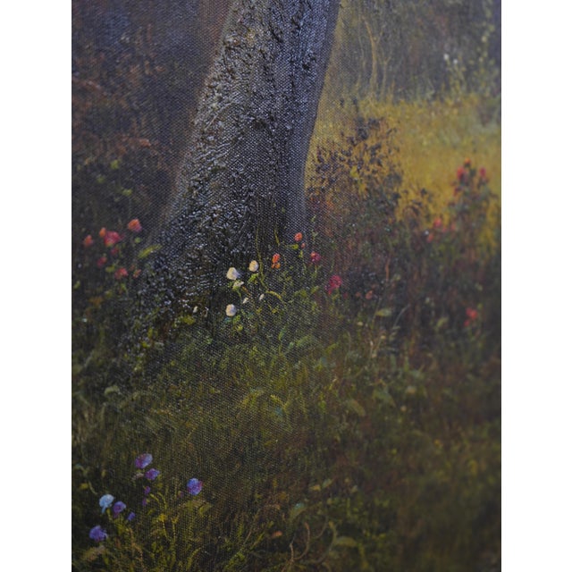 Large Oil Painting on Canvas Shepard River Bend For Sale - Image 12 of 14