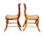 Orange Pair of Antique Tiger Maple & Birds Eye Maple Sheraton Style Chairs For Sale - Image 8 of 11