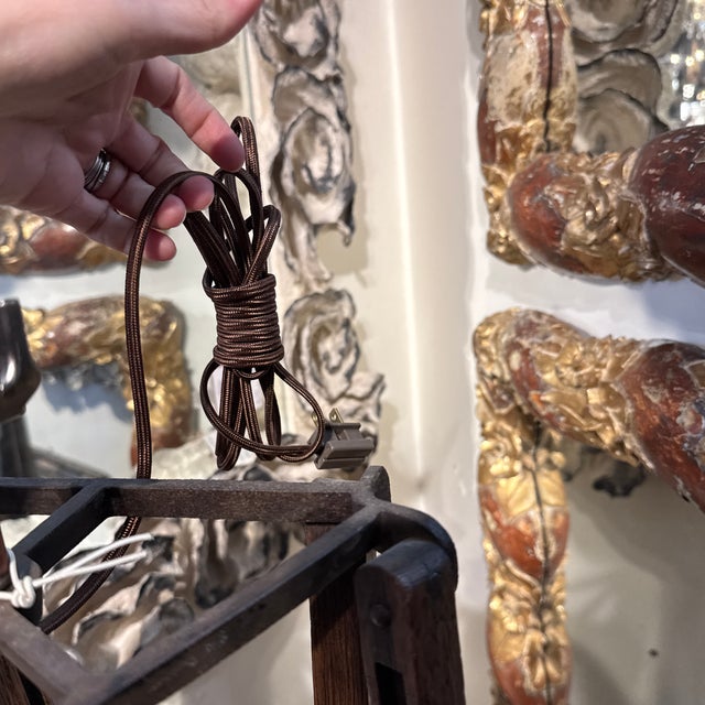 Mid 20th Century French Surveyors Floor Lamp For Sale - Image 5 of 5