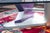 Vintage Post Modern Memphis Style Triangular Glass Laminate Chrome Coffee Table For Sale In Detroit - Image 6 of 6