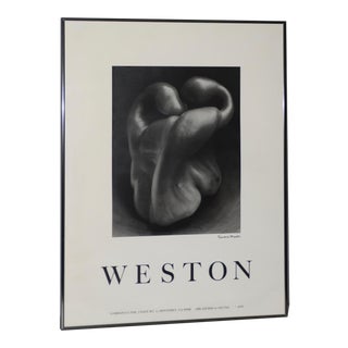 Edward Weston "Bell Pepper" Poster C.1979 For Sale