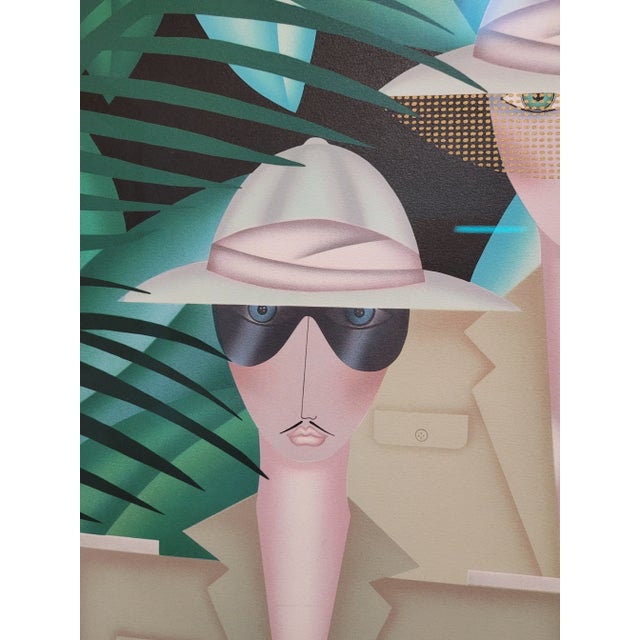 Almond Original Robin Morris Lithograph Signed For Sale - Image 8 of 11