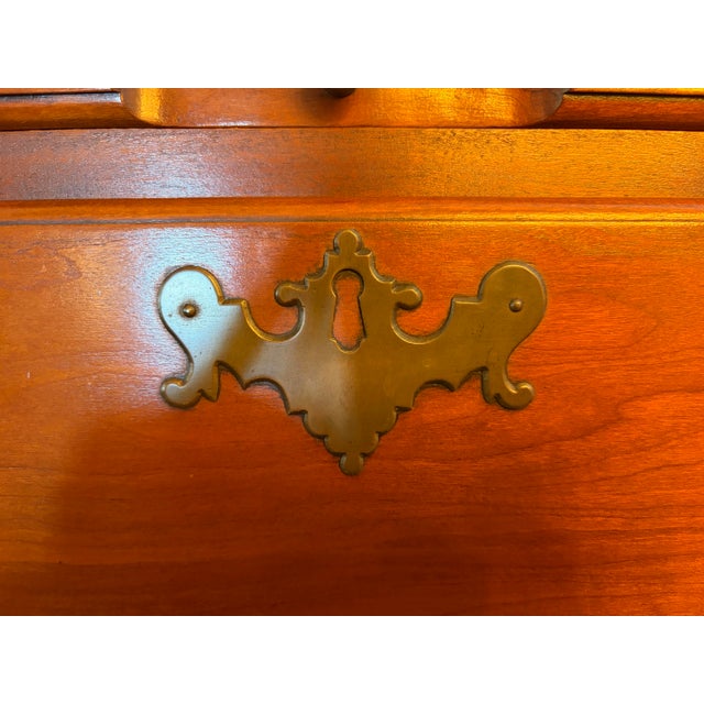 Queen Anne Style Cherry High Boy For Sale - Image 11 of 11