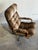 Mid-Century Modern Velour Upholstered Swivel Lounge Chair Danish Mid-Century Modern 1970s For Sale - Image 3 of 10