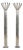 Mid 20th Century Silver Chrome Tubular Floor Lamp by Kovacs - a Pair For Sale