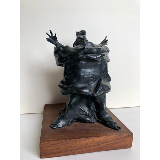 David Aronson, Bronze Sculpture Charles Dickens Figure American Boston Figural Modernist For Sale - Image 15 of 18