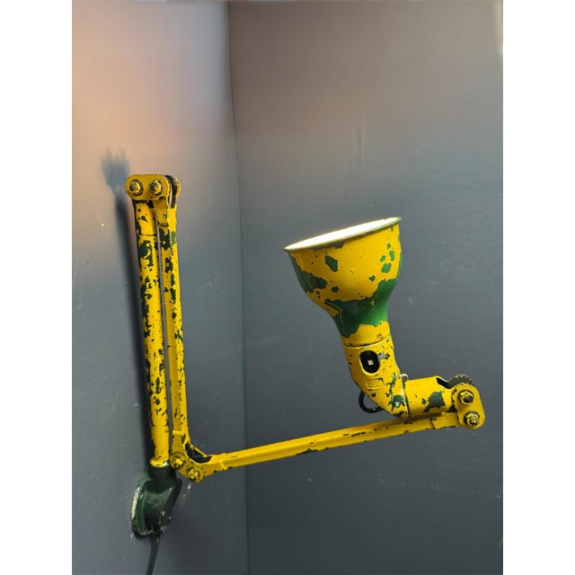 Metal Large Industrial Wall Lamp from Mek Elek, London, 1930s For Sale - Image 7 of 10