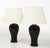 Ceramic A Pair of Black Ceramic & Nickel Table Lamps For Sale - Image 7 of 14