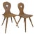Rustic Austrian Softwood Peasant Chairs, 1800, Set of 2 For Sale
