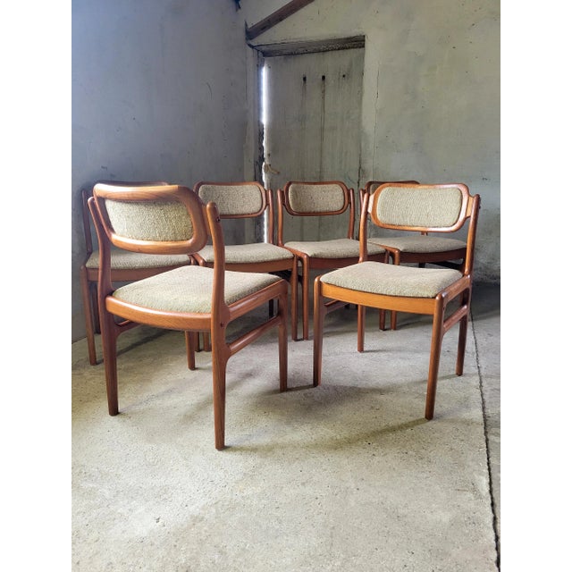 Dining Chairs by Johannes Andersen for Uldum, 1960s, Set of 6 For Sale - Image 3 of 18