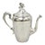 Vintage English Art Nouveau Silver Plated Tulip Flower Handle Design Teapot For Sale