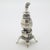 1980s Vintage Italian Silver Woodstove Dollhouse Miniature, Tuscany, 1980s For Sale - Image 5 of 11