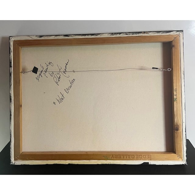 Robert Cornman Original Mixed-Media Abstract Painting, "What Direction" For Sale - Image 15 of 18