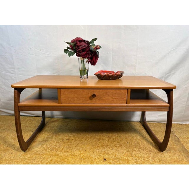 Vintage parker knoll burlington coffee table | 1970s | mid-century teak | scandinavian danish style a stunning original...