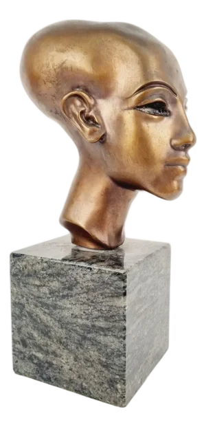 Head of Nefertiti, 1920s-1940s, Bronze