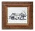 Alexander Cipa Signed and Numbered Barn Print in Molded Frame For Sale