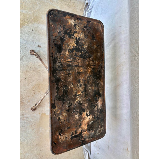 Late 19th Century 19th Century French Arras Iron Garden Table For Sale - Image 5 of 12