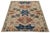 Modern Kazak Style Hand-Knotted Wool Rug – Geometric Tribal Design in Terracotta For Sale In New York - Image 6 of 8
