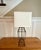 Early 2000s Open Cage Table Lamp With Shade For Sale - Image 11 of 13