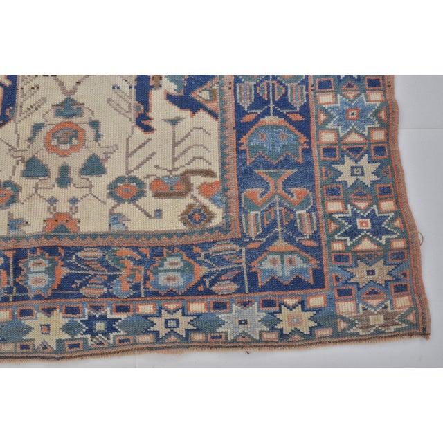Geometric Vintage Anatolian Carpet For Sale - Image 9 of 10