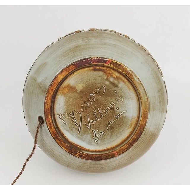 Ceramic Table Lamp by Marius Bessone For Sale - Image 10 of 11