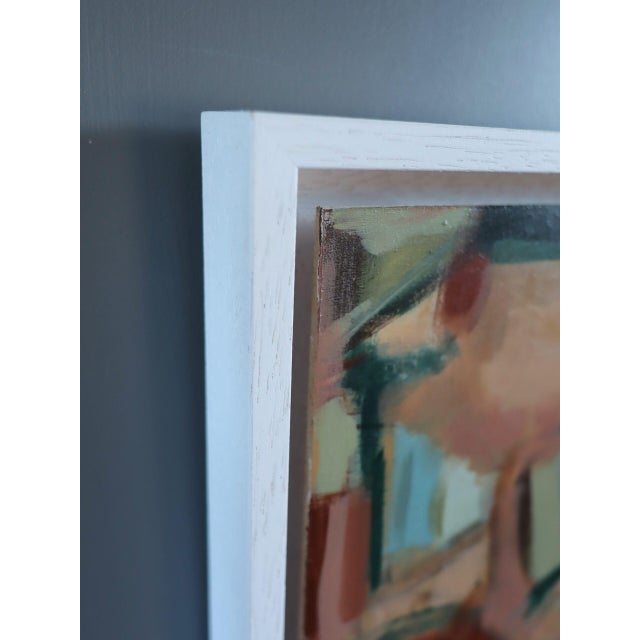 Pink Contemporary 'Quiet Whispers' Original Abstract Acrylic Painting by British Artist Frances Daws, Framed For Sale - Image 8 of 12
