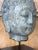 15th Century & Earlier Stone Buddha Head Chinese Qi Dynasty on Custom Stand For Sale - Image 4 of 12