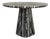 Made Goods Modern Zebra Gloss Faux Bone Novak Entry Table For Sale