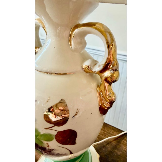 Mid 20th Century Worrall Vintage Mid Century Modern Urn Style Lamp For Sale - Image 5 of 12